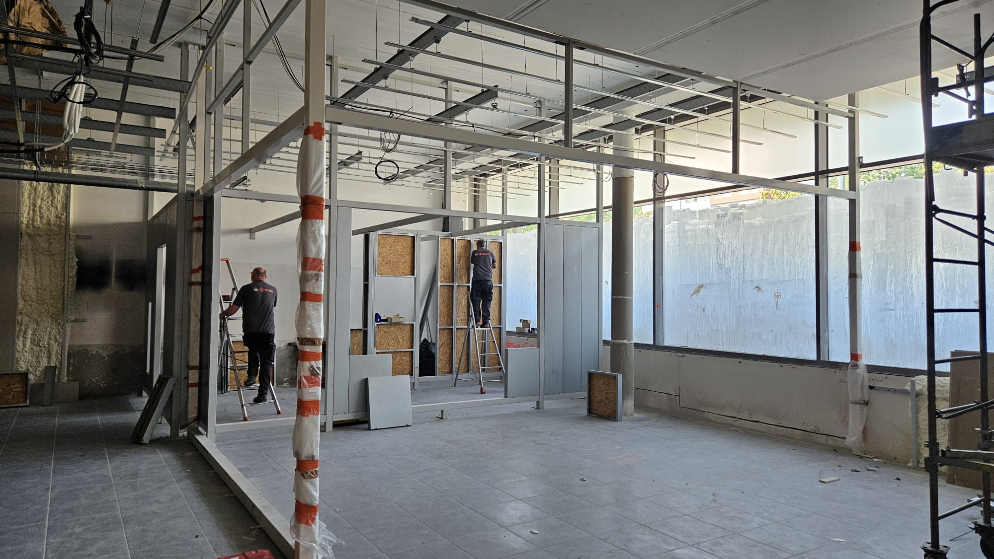 cic grand quevilly stucture primaire et montage local securise